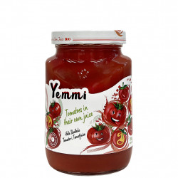 Hela skalade tomater i tomatjuice  Yemmi  750 g.